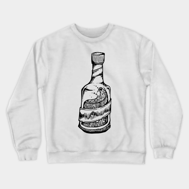 Bottle Crewneck Sweatshirt by TKDoodle